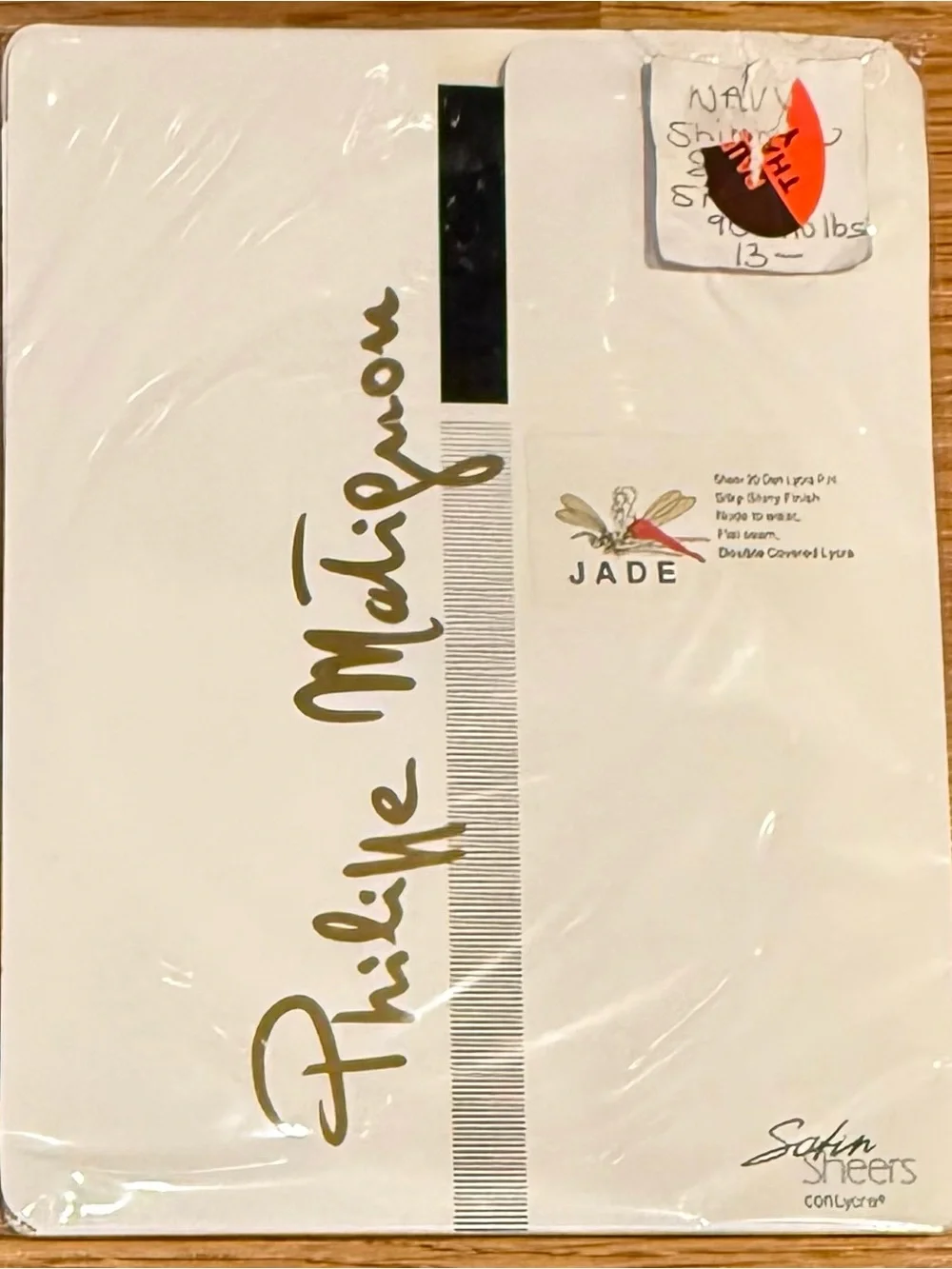 Vintage Philippe Matignon Satin Sheers Pantyhose Bundle Lot of 3 - Made in Italy